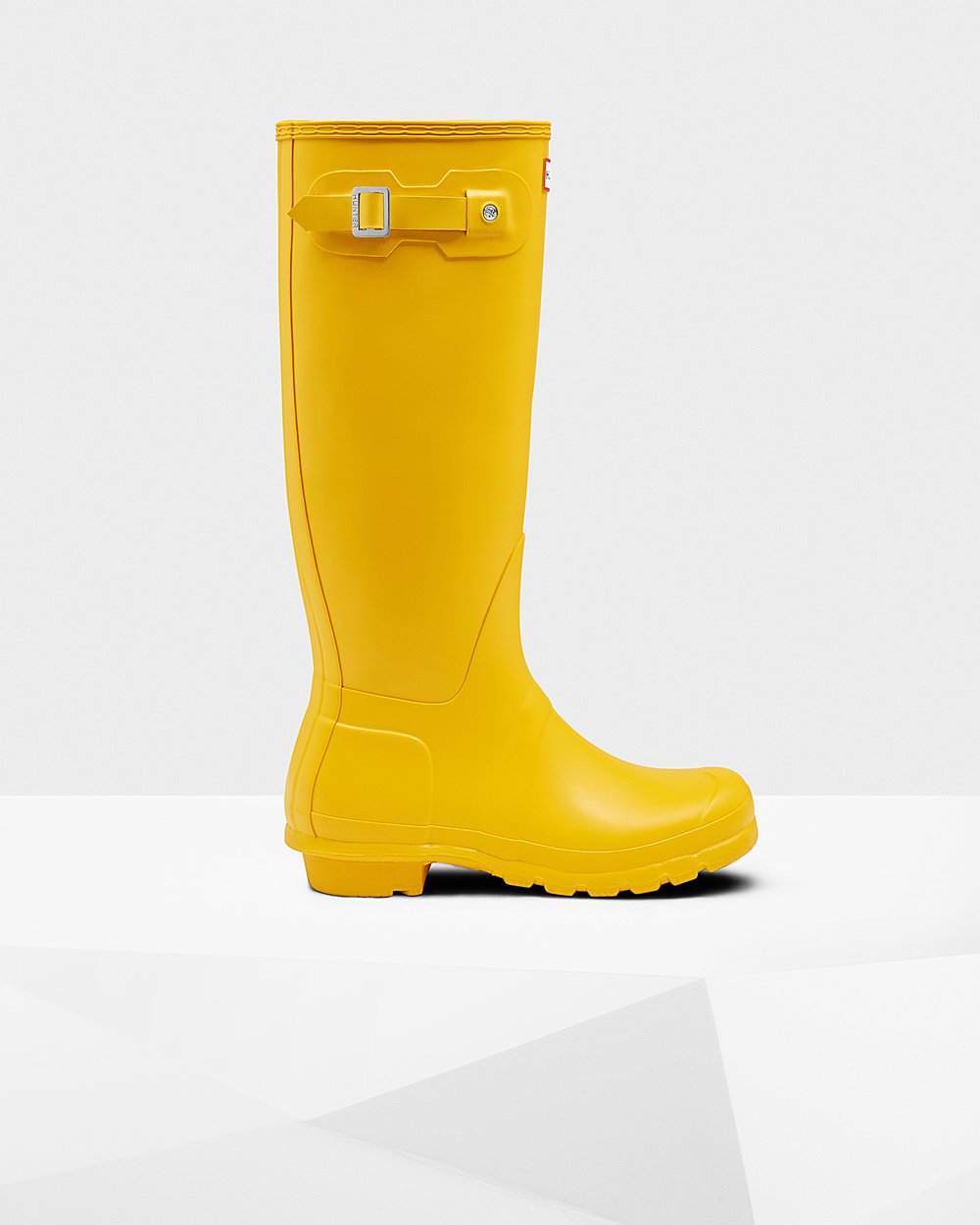 Bottes Hautes de Pluie Hunter Original Femme Jaune PNIEMLV-57